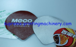 ROLL DIE PUNCHING MACHINE ALUMINUM FOIL LID PE, PP, PET LAMINATED ALUMINUM FOIL EMBOSSING PLASTIC FILM,PAPER 0.035~0.2MM