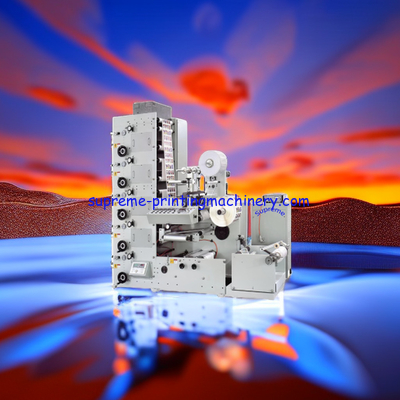 FLEXO LABEL PRINTING MACHINE - DEPENDS THE COLORS AND FUNCTIONS AND THE WIDTH FLEXOGRAPHIC LABEL PRINTING MACHINE
