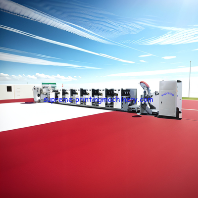 LABEL FLEXO PRINTING MACHINE - MAX. PRINTING WIDTH 340MM/440MM OR CUSTOMIZED - UV COATING OR VARNISHING, DELAM RELAM