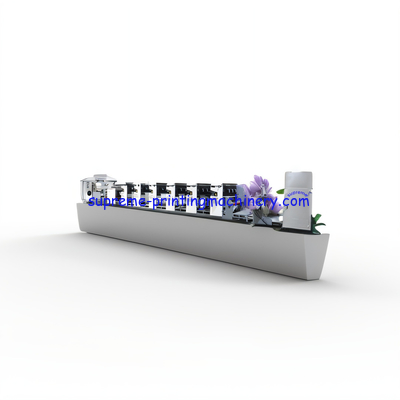 RYW-8420 FLEXO PRINTING MACHINE 8 SETS MERCURY LAMP UV DIE CUTTING STATION WILL BE WITH THE SERVO DRIVING LED LAMP