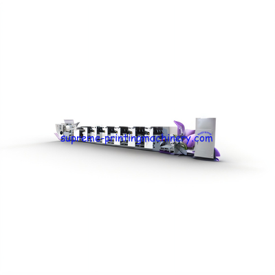 YTW-21200 FLEXO PRINTING MACHINE UV DRYER LED MERCURY LAMP KRAFT PAPER ALUMINUM FOIL PAPER CUP PVC OPP PE NY PET CPP
