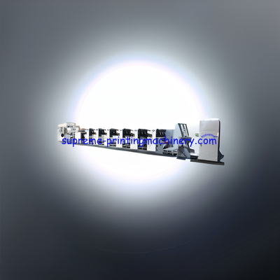 LABEL FLEXO PRINTING MACHINE - MAX. PRINTING WIDTH 340MM/440MM OR CUSTOMIZED - UV COATING OR VARNISHING, DELAM RELAM