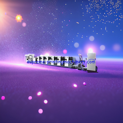 25mm Machine Thickness horizontal type flexo printing machine with a petal type plate install for Efficient Operation