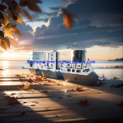 GLUE SIDE FLEXOGRAPHIC PRINTING MACHINE RELAM/DELAM 8 SETS MERCURY LAMP UV CORONA TREATMENT HIGH LOW CONFIGURATIONS