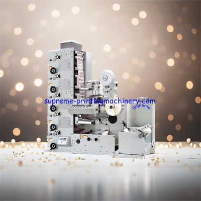 RY5205L FLEXO PRINTING MACHINE SEPARATED UNWINDING DEVICE 5IR+5UV DRYER  ULTRASONIC WEB GUIDE ULTRASONIC WEB GUIDE 380V