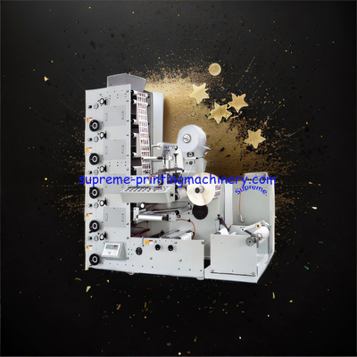 RY350 glue side flexographic printing machine Relam Delam mercury led lamp corona treatment turn bar two side printed