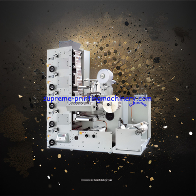 RY350 glue side flexographic printing machine Relam Delam mercury led lamp corona treatment turn bar two side printed