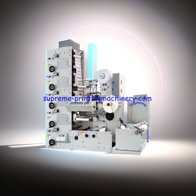 RY-320L FLEXOGRAPHIC PRINTING PRESS MACHINERY IDEA FOR ROLL SELF-ADHESIVE, SINGLE-LAYER PAPER, BILLS AND OTHER MATERIALS