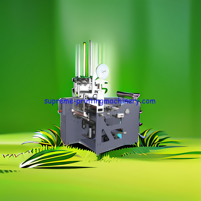 Precision Rotary Die Cutting Machine for Non-Stop Turret Rewinding and Flexo Printing Tapeless Transfer (No Adhesive)