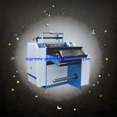 FM-350 ADHESIVE LABEL PAPER PROCESS MACHINERY SUPERIOR PERFORMANCE FOR LABEL PRINTING OIL PRESSURE CONSTANT TEMPERATURE