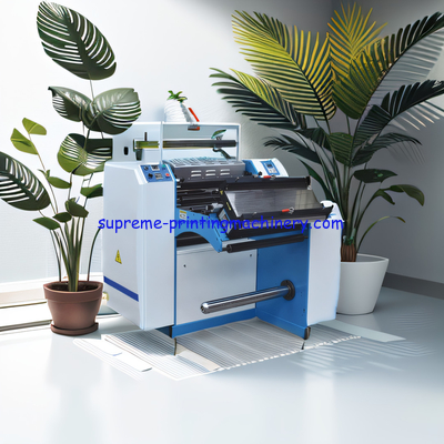 FM-350 ADHESIVE LABEL PAPER PROCESS MACHINERY FOR MAXIMUM PAPER DIAMETER 600MM ROLL TO ROLL LAMINATION MACHINE PRE COAT