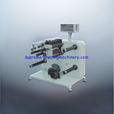HIGH SPEED SLITTING MACHINE FOR THICKER FILM LAMINATED OR COATED MATERIALS - FQ350F SLITTING MACHINE AND REWIND TURRET