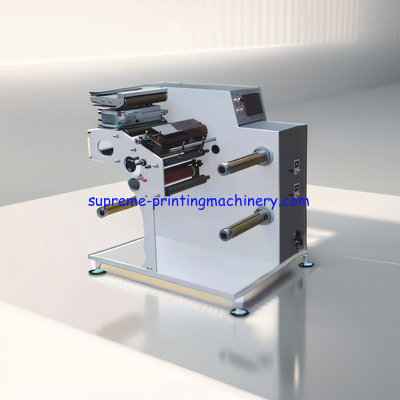 FQ-350FZ SLITTING SPEED 200M/MIN ADHESIVE LABEL PAPER PROCESS MACHINERY 1 YEAR MEDIUM SPEED SLITTING MACHINE WITH TURRET