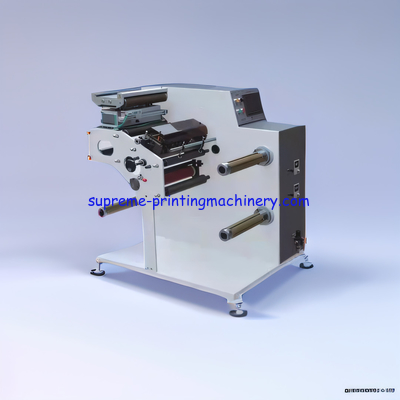 THICKER FLEXIBLE FILM SLITTING MACHINE WITH MAX DIAMETER 600MM FOR HIGH SPEED CUTTING TURRET REWINDING PLC EPC TYPE