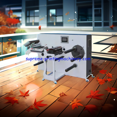 350M/MIN ADHESIVE LABEL PAPER PROCESS MACHINERY WITH 350MM MAX MATERIAL FEEDING WIDTH HIGH SPEED SLITTER MACHINE TURRET