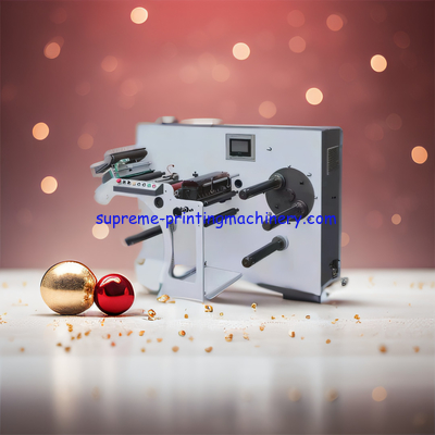 High speed slitting machine narrow web label full servo well known web guide turret type productive efficiencyrewinding
