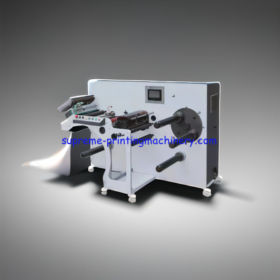 350 M/Min High Speed Label Auto Rotate Turret Slitter Rewinder Machinery EPC Full Servo Motor Sick Sensor Touch Screen