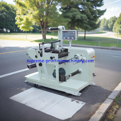 LENGTH OF DIE CUTTING 190-476 MM FULL ROTARY DIE CUTTING MACHINE WITH SLITTING STATION AND TURRET REWINDING STATION