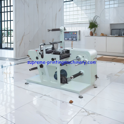 MQ-450Y ROTARY BLANK LABEL DIE CUTING MACHINE WITH SLITTER TWO STATION NEW DESIGN STABLE HIGH PRECISION UNPRINTED BLANK