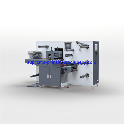 480MM DIE CUTTING LENGTH FULL SERVO INTERMITTENT ROTARY DIE CUTTING MACHINE OF 1 YEAR WITH SLITTING AND TURRET FUNCTION