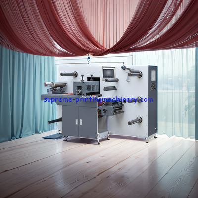 THERMAL BOND CASH REGISTER FAX POS ATM PAPER AND OTHER SMALL RIBBON ROLL SEMI-ROTARY DIE CUTTING TURRER SLITTER MACHINE