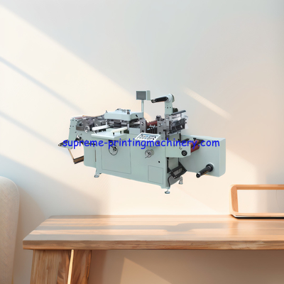 MQ-350Z/MQ-450Z/MQ-550A LABEL DIE CUTTING MACHINE LAMINATING: HOT STAMPING: HOLE PUNCHING: SHEET CUTTING TO 300 TIMES/M