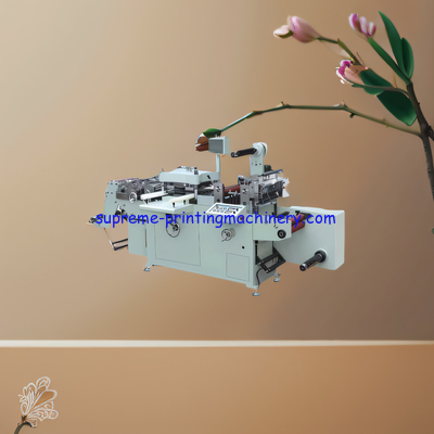 ADHESIVE LABEL PAPER PROCESS MACHINERY FOR MQ-350Z SUPERIOR MIDDLE HIGH SPEED FLATBED DIE CUTTING MACHINE 340*340MM SIZE