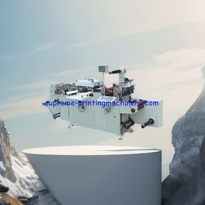 350MM ADHESIVE LABEL PAPER PROCESS MACHINERY HIGH PRECISION 1 YEAR MAX MATERIAL WIDTH MQ-Z DIE CUTTING MACHINE HOT STAMP