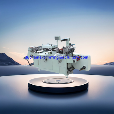 MQ-350Z middle high speed flatbed Label die cutting machine with hot stamping economical and high precision servo motor