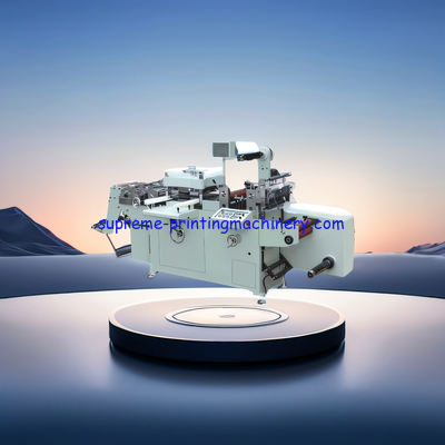 MQ-350Z middle high speed flatbed Label die cutting machine with hot stamping economical and high precision servo motor