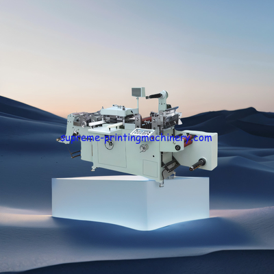 MAX SPEED 300TIME/MIN - UNWINDING MAX DIAMETER 650MM MIDDLE HIGH SPEED FLATBED DIE CUTTING MACHINE LABEL STICKER PAPER