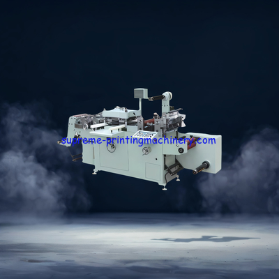 MQ-450Z AUTOMATIC MEDIUM SPEED LABEL DIE CUTTING MACHINE MAX. FEEDING WIDTH 450MM MAX DIE CUTTING SIZE 440*440MM 300TIME