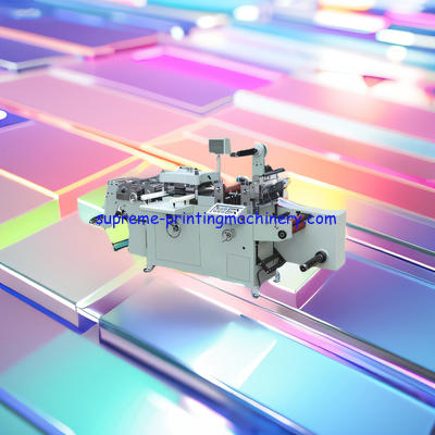 MQ-350Z AUTOMATIC MEDIUM SPEED LABEL DIE CUTTING MACHINE ROLL REWINDING WAST REWINDER WITH SEPATATE MOTOR AND MAGNETIC