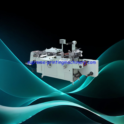 SMALL ADHESIVE BLANK STICKER LABEL FLAT BED CREASING DIE CUTTING SLITTING MACHINE