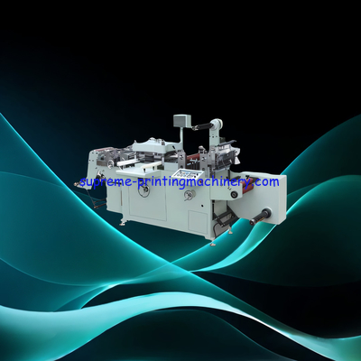 MQ-350Z LABEL DIE CUTTING MACHINE OPTIONAL: LAMINATING: HOT STAMPING: HOLE PUNCHING: SHEET CUTTING TO 300 TIMES/MINUTES