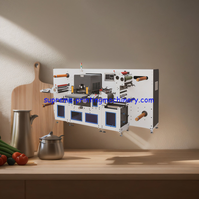 350MM*350MM FLAT BED DIE CUTTING EQUIPMENT WITH MAXIMUM REWINDING DIAMETER OF 800MM HOT STAMPING SHEET CUTTING SERVO