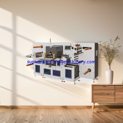 MQ-350G HIGH SPEED DIE CUTTING MACHINE FLAT BED STRUCTURE COMPUTER SERVO SYSTEM ADHESIVE LABEL 24000 TIMES/H ADOPT PLC