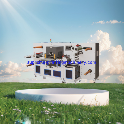 MQ-350G HIGH SPEED DIE CUTTING MACHINE FLAT BED STRUCTURE COMPUTER SERVO SYSTEM ADHESIVE LABEL 24000 TIMES/H ADOPT PLC