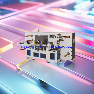 80m/Min High-Grade Full Automatic Flatbed Label Die Cutting Machine For Film And Label Paper Servo Motor Motion Control