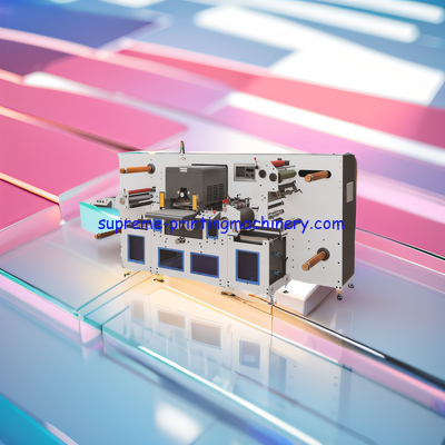 80m/Min High-Grade Full Automatic Flatbed Label Die Cutting Machine For Film And Label Paper Servo Motor Motion Control