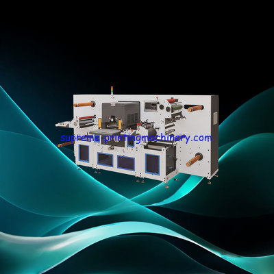 80m/Min High-Grade Full Automatic Flatbed Label Die Cutting Machine For Film And Label Paper Servo Motor Motion Control