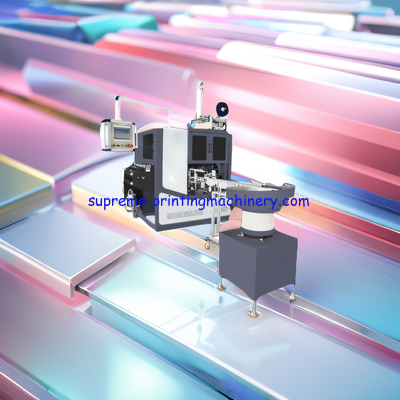 INNOVATIVE ADHESIVE LABEL PAPER PROCESS MACHINERY SELF DEVOLOPMENT PATENTED NON-STOP REWINDING AUTOMATIC TURRET 4 SHAFT