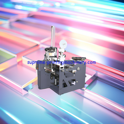 HIGH QUALITY PAPER ADHESIVE STICKER LABEL LAYERS PROCESS MACHINERY NO GLUE TURRET SLITTER REWINDER SEMI AUTO LABELING