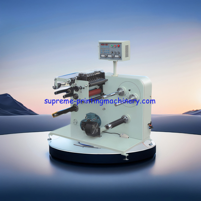 Paper Slitter Rewinding Machine Rewinder with 8 sets rotary knife for paper label