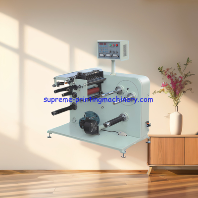 FQ-420FII AUTOMATIC SLITTING MACHINE MAX. ROLL WIDTH  350MM 450MM MAX SLITTING SPEED 120METER/MINUTES PRECISION +-0.1MM