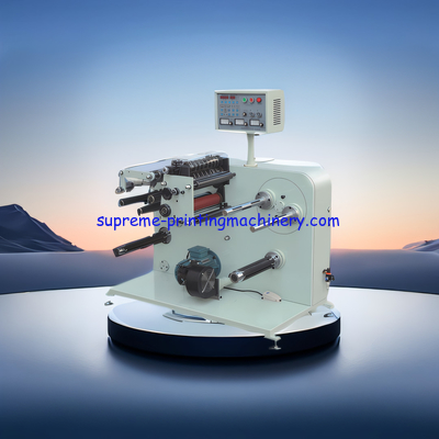 Paper Slitter Rewinding Machine Rewinder with 8 sets rotary knife for paper label