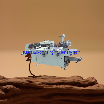 MQ-350A AUTOMATIC LABEL DIE CUTTING MACHINE PHOTOELECTRIC EYES: GERMANY--LEUZE AUOTMATIC OIL LUBRICATE SYSTEM EXPORTED