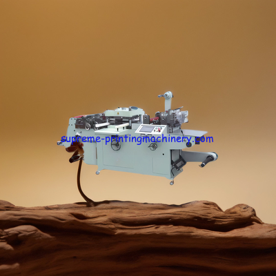 MQ-350A AUTOMATIC LABEL DIE CUTTING MACHINE PHOTOELECTRIC EYES: GERMANY--LEUZE AUOTMATIC OIL LUBRICATE SYSTEM EXPORTED