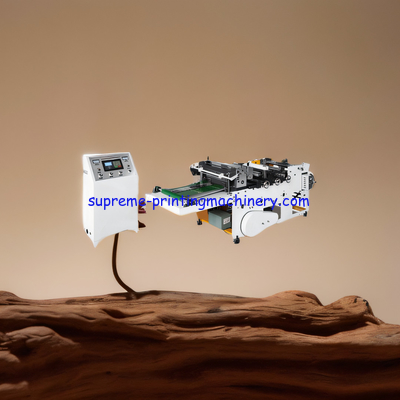 Water label drink QD350A PRINTED FILM SHRINKABLE FILM BATTERY LABEL MINERAL WATER LABEL HIGH SPEED SHEET CUTTING MACHINE