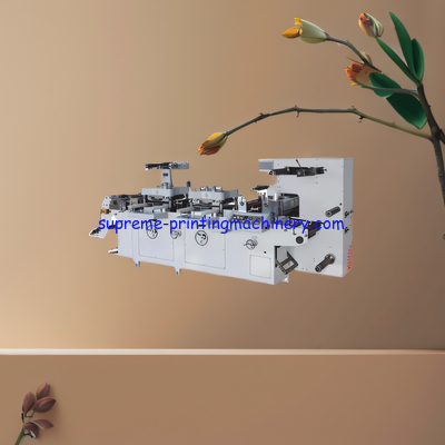 MQ-350C AUTOMATIC LABEL DIE CUTTING AND HOT STAMPING MACHINE  TWO STATION FLATBED TWO HEAD MIDDLE HIGH SPEED 300TIMES/M